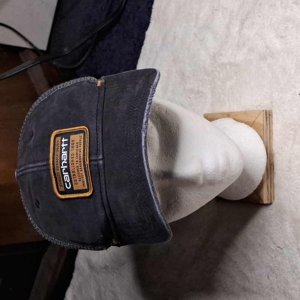 Carhartt men's black and grey adjustable baseball cap hat